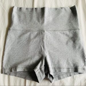🟢 Forever 21 Fold over Active Shorts Grey Medium